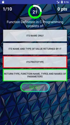 C Programming Quiz PRO NEW android App screenshot 16